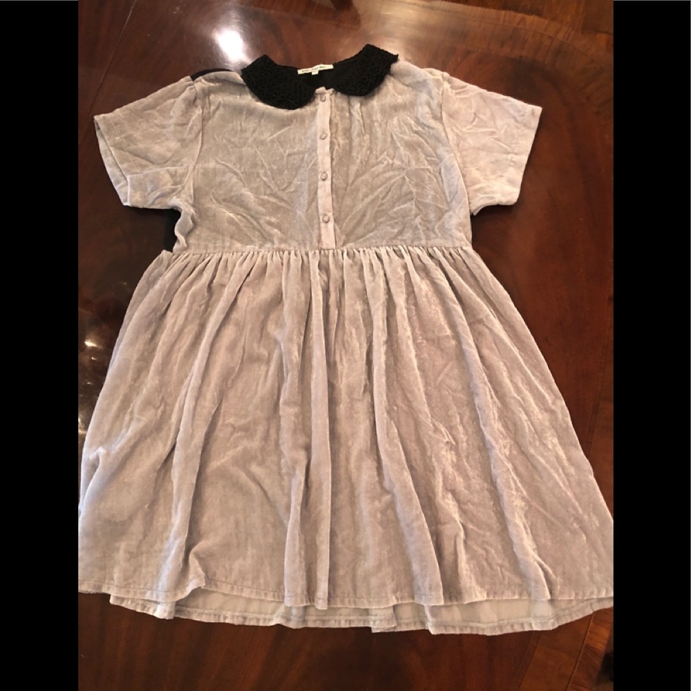 Velvet and lace collar dress from Urban Outfitters